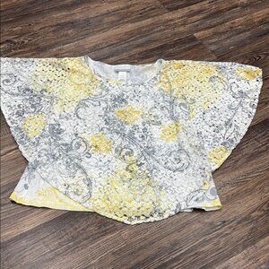 Alfred Dunner Womens Knit Layered Top